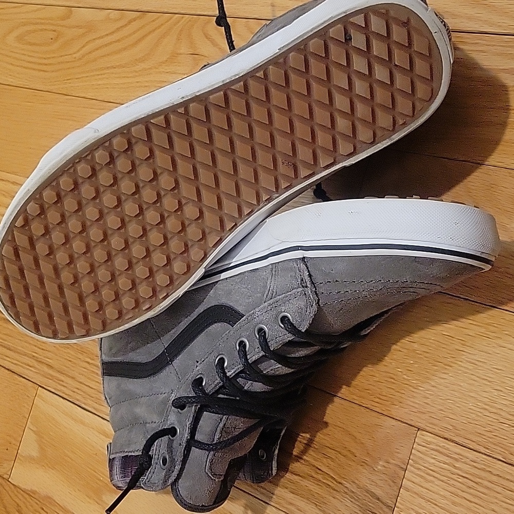 Vans Sk8 Hi MTE Pewter/Plaid - Picture 7 of 11
